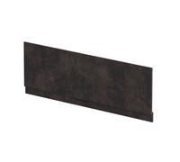 Balterley Front Bath Panel Covering with Plinth 1700mm, MFC Bath Panels, Textured Finish, Straight Front Bathroom Panels for Bathtub, Water Resistant Side Panel for Bathroom Baths (Mettalic Slate)