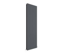 Balterley Edingale Square Vertical Double Panel Radiator, 1800mm X 528mm - Anthracite