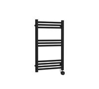 Balterley Electric Round Towel Rail 800x500 - Matt Black Balterley Black