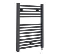 Balterley Electric Vertical Square Towel Rail 300 Watt Anthracite 690x 500mm in Grey Balterley Grey