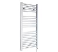 Balterley Electric Vertical Square Towel Rail With 22 Rails - 1110mm X 500mm - 300 Watt - Chrome