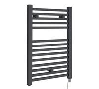 Balterley Electric Vertical Square Towel Rail With 14 Rails - 690mm X 500mm - 300 Watt - Anthracite