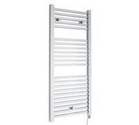 Balterley Electric Vertical Square Towel Rail With 22 Rails - 1110mm X 500mm - 300 Watt - Chrome