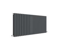 Balterley Embrace Horizontal Double Panel Radiator, 600mm X 1398mm - Anthracite
