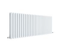 Balterley Embrace Horizontal Double Panel Radiator, 600mm x 1572mm - Gloss White Balterley White