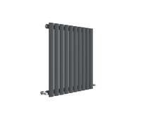Horizontal Single Panel Radiator - 600mm x 586mm - 1477 BTU - Anthracite- Balterley