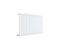 Horizontal Single Panel Radiator - 600mm x 992mm - 2511 BTU - Gloss White- Balterley