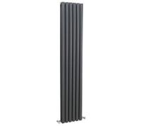Vertical Double Panel Radiator - 1800mm x 354mm - 3638 BTU - Anthracite- Balterley