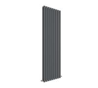 Vertical Double Panel Radiator - 1800mm x 528mm - 5457 BTU - Anthracite- Balterley