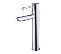 Balterley Evian Round Tall Lever Mono Basin Mixer Tap - Chrome in Silver Balterley Silver