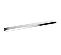 Balterley Finger Pull Kitchen Cupboard Handles, Angled Front Bathroom Cabinet Handles, Chrome Door Handle for Bathroom, Cupboard Door Handle - 300 x 36 x 17mm, 224mm Centres (Chrome)