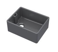 Balterley Fireclay Kitchen 1 Bowl Belfast Sink 595 x 455 x 254mm Dark Grey Balterley Grey