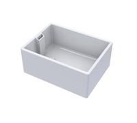 Balterley Fireclay Single Bowl Belfast Kitchen Sink With Overflow 615mm X 462mm 46W Waste