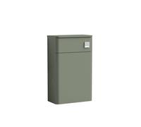 Floor Standing Concealed WC Toilet Unit - 500mm - Satin Green (Concealed Cistern Not Included)