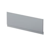 Balterley Front Bath Panel Covering with Plinth 1700mm, MDF Bath Panels, Satin Finish, Straight Front Bathroom Panels for Bathtub, Water Resistant Side Panel for Bathroom Baths (Grey)