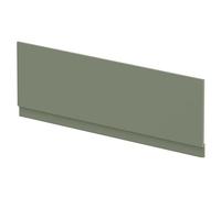Balterley Front Bath Panel Covering with Plinth 1700mm, MDF Bath Panels, Satin Finish, Straight Front Bathroom Panels for Bathtub, Water Resistant Side Panel for Bathroom Baths (Green)