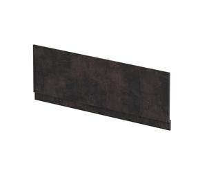 Balterley Front Bath Panel Covering with Plinth 1700mm, MFC Bath Panels, Textured Finish, Straight Front Bathroom Panels for Bathtub, Water Resistant Side Panel for Bathroom Baths (Mettalic Slate)