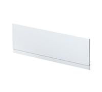 Balterley Front Bath Panel Covering with Plinth 1800mm, MDF Bath Panels, Satin Finish, Straight Front Bathroom Panels for Bathtub, Water Resistant Side Panel for Bathroom Baths (White)