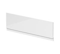 Balterley Front Bath Panel Covering with Plinth 1800mm, MDF Bath Panels White, Straight Front Bathroom Panels for Bathtub, Water Resistant Side Panel for Bathroom Baths and Soaking Tubs (White)