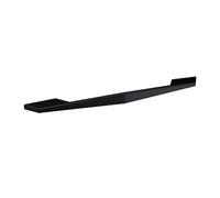 Furniture Handle Angular D Shape Handle, 256mm (224mm Centres) - Matt Black