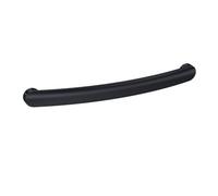 Furniture Handle Round D Shape Handle, 210mm (192mm Centres) - Matt Black