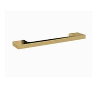 Balterley Furniture Handle Slimline Square D Shape Handle, 152mm (128mm Centres) - Brushed Brass