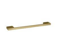 Furniture Handle Square D Shape Handle, 223mm (192mm Centres) - Brushed Brass