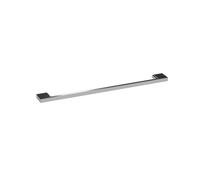 Furniture Handle Thin D Shape Handle, 287mm (256mm Centres) - Chrome