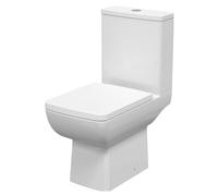 Grindon Contemporary Square Compact Rimless Toilet Pan and Cistern - 800 x 363 x 615mm