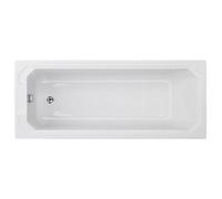 Traditional Straight Single Ended Shower Bath Tub - 1700mm x 700mm