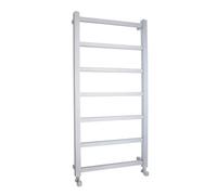 Balterley Vertical Radiator Straight Ladder Rail, Square Towel Rails Chrome Radiator, Radiators Wall Mounted, Central Heating Radiators for Bathroom, Kitchen - 600mm x 1200mm, 864 BTU (Chrome)