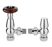 Balterley Heating Accessories Camden Angled Thermostatic Valve, Chrome