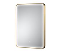 Balterley Inset Framed LED Mirror with Demister Pad, 700x500 - Brushed Brass in Metallics Balterley Metallics