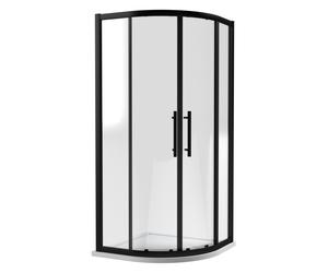 Balterley Kinvaston 1000mm Quadrant Shower Enclosure with 8mm Glass and Easyfit Assembly System - Black