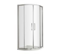 Balterley Kinvaston 1000mm Quadrant Shower Enclosure With 8mm Glass, Bar Handle & Easyfit Assembly System - Chrome