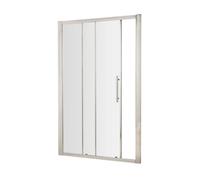 Balterley Kinvaston 1000mm Single Sliding Shower Door With 8mm Glass And Easyfit Assembly System - Chrome