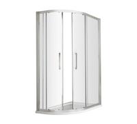 Balterley Kinvaston 800X900mm Offset Quadrant Shower Enclosure With 8mm Glass, Bar Handle - Chrome