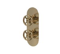 Balterley Knurled Twin Shower Valve W/diverter