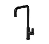 Balterley Kuma Kitchen Mono Mixer Tap Single Lever Matt Black 361mm Balterley Black