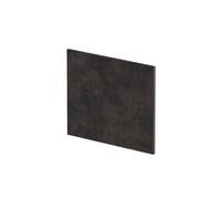 1700mm Edge/Power L Shape Square End Bath Panel - Textured Matt Metallic Slate