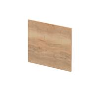 1700mm Edge/Power L Shape Square End Bath Panel - Textured Woodgrain Autumn Oak
