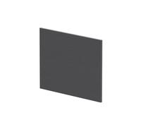 1700mm Edge/Power L Shape Square End Bath Panel - Textured Woodgrain Graphite Grey
