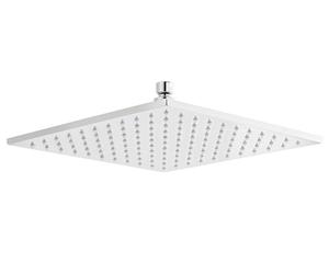 Balterley LED Rainfall Shower Head, Square Waterfall Showerhead, Fixed Showerheads for Bathroom, Showerhead Low Pressure, Wall Mounted or Ceiling Mounted Shower Head - 300 x 300 x 58mm (Chrome)