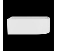Left Hand J-Shaped Freestanding Bath from Balterley - 1700mm x 740mm