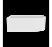Left Hand J-Shaped Freestanding Bath from Balterley - 1700mm x 740mm