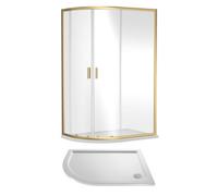 Offset Quadrant Shower Enclosure Tray Left Hand 1200 x 900mm Balterley White One Size