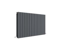 Square Horizontal Double Panel Radiator - 600mm x 992mm - 3519 BTU - Anthracite