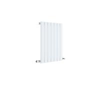 Square Horizontal Single Panel Radiator - 600mm x 412mm - 952 BTU - Satin White