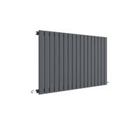 Balterley Lucia Square Horizontal Single Panel Radiator, 600mm X 992mm - Anthracite