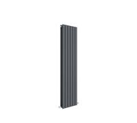 Square Vertical Double Panel Radiator - 1500mm x 354mm - 3105 BTU - Anthracite